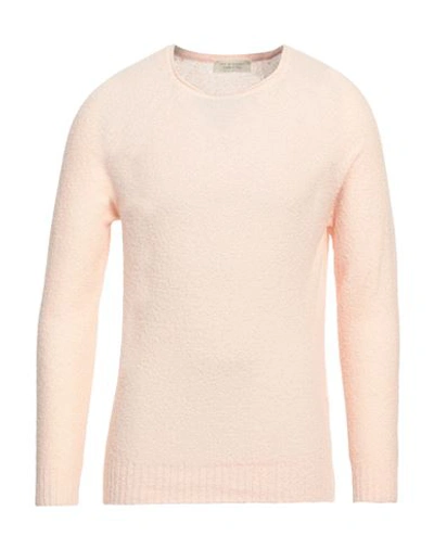 Shop Filippo De Laurentiis Man Sweater Pink Size 40 Cotton, Polyamide