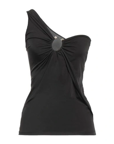 Pinko Woman Top Black Size L Polyamide, Elastane In Black
