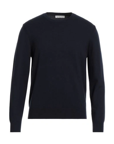 Shop Diktat Man Sweater Midnight Blue Size M Viscose, Polyamide, Acrylic, Cashmere
