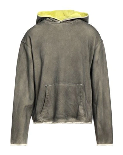 Shop Notsonormal Man Sweatshirt Lead Size L Cotton In Grey