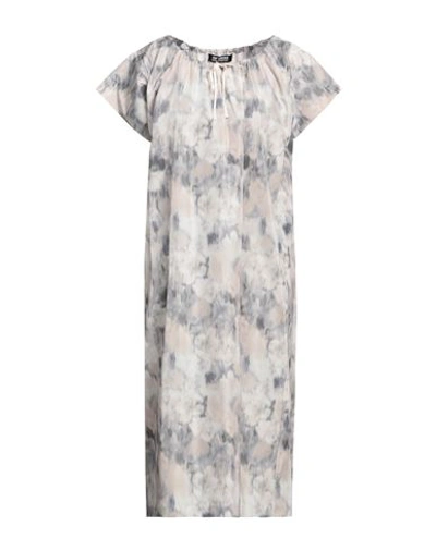 Raf Simons Woman Midi Dress Beige Size S Polyester, Viscose In Beige
