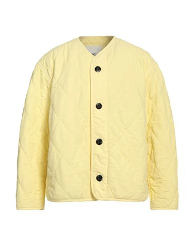 Shop Oamc Man Puffer Yellow Size M Recycled Polyamide