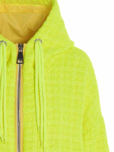 Shop Khrisjoy Chris Windbreaker Tweed Casual Jackets, Parka Yellow