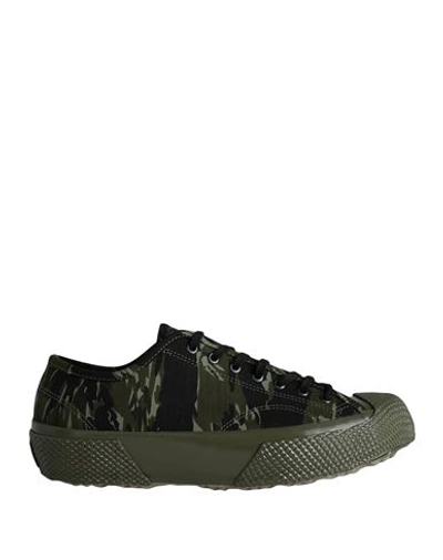 Shop Artifact By Superga Woman Sneakers Military Green Size 7.5 Cotton