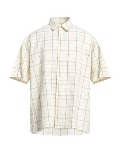 Shop Etudes Studio Études Man Shirt Cream Size 40 Cotton, Linen In White