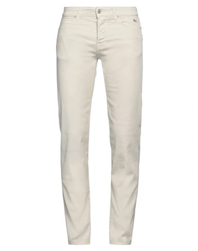 Shop Roy Rogers Roÿ Roger's Man Pants Ivory Size 38 Cotton, Lyocell, Elastane In White