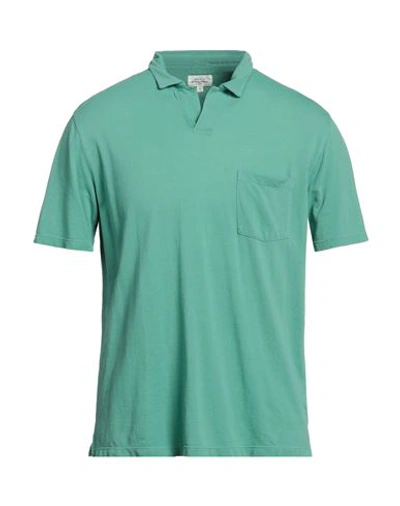 Shop Hartford Man Polo Shirt Green Size M Cotton