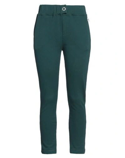 Shop Noumeno Concept Woman Pants Green Size M Cotton
