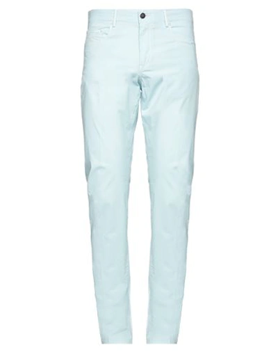 Shop Panama Man Pants Sky Blue Size 34 Cotton, Elastane
