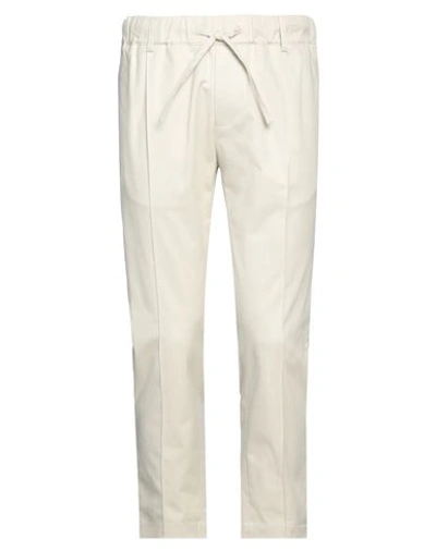 Shop Grey Daniele Alessandrini Man Pants Beige Size 30 Cotton, Elastane