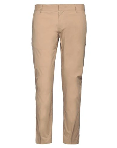 Shop Grey Daniele Alessandrini Man Pants Beige Size 36 Cotton, Elastane