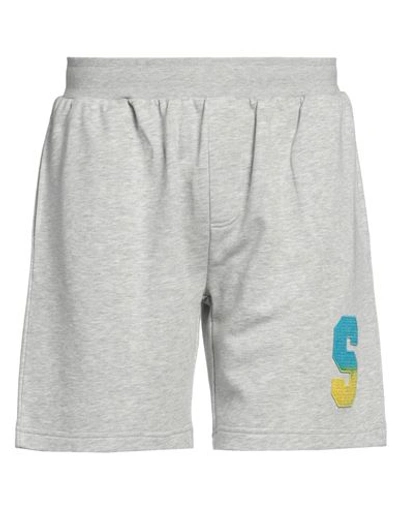 Shop Sundek Man Shorts & Bermuda Shorts Light Grey Size M Cotton, Polyester