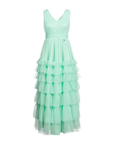 Goa Goa Woman Maxi Dress Light Green Size Xl Polyester In Green