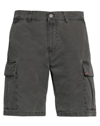 Shop Sundek Man Shorts & Bermuda Shorts Lead Size 32 Cotton In Grey
