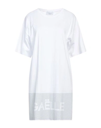 Shop Gaelle Paris Gaëlle Paris Woman Mini Dress White Size 2 Cotton