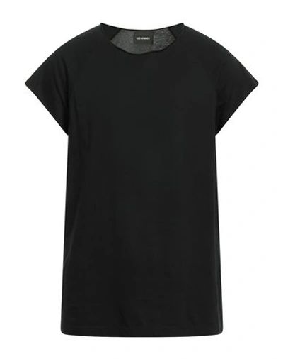 Shop Les Hommes Man T-shirt Black Size Xl Cotton