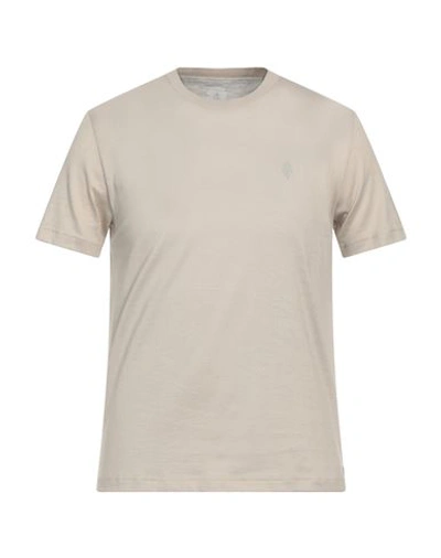 Shop Eleventy Man T-shirt Beige Size S Cotton
