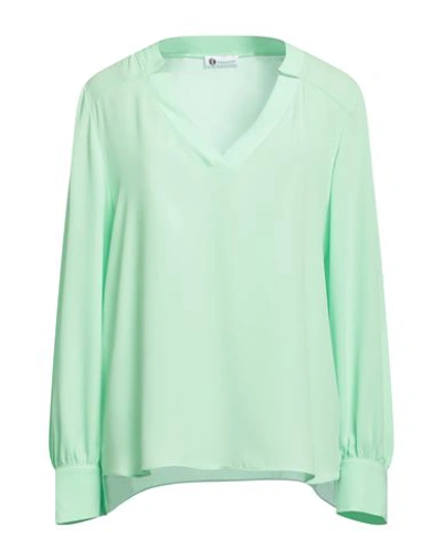 Shop Diana Gallesi Woman Top Light Green Size 14 Polyester