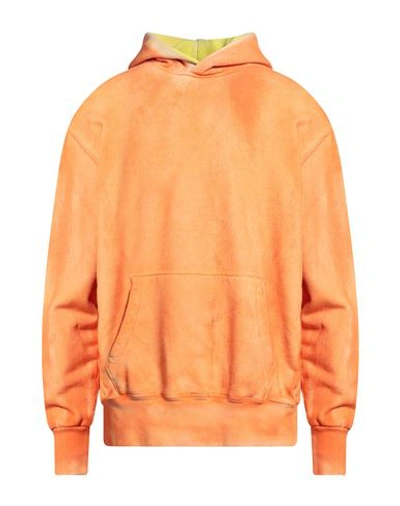 Shop Notsonormal Man Sweatshirt Orange Size Xl Cotton