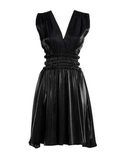 Shop Fly Girl Woman Midi Dress Black Size L Viscose, Polyamide