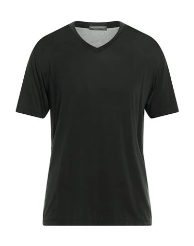 Shop Daniele Fiesoli Man T-shirt Black Size Xl Cupro, Elastane