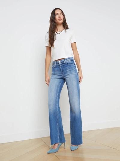 L Agence Ressi Short-sleeve Tee In White
