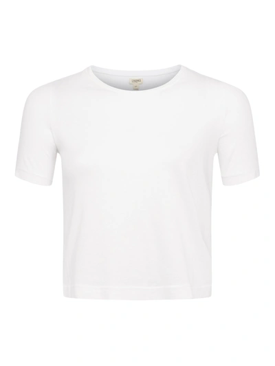 L Agence Ressi Short-sleeve Tee In White