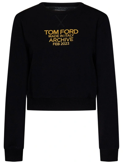 Shop Tom Ford Sweatshirt In Nero