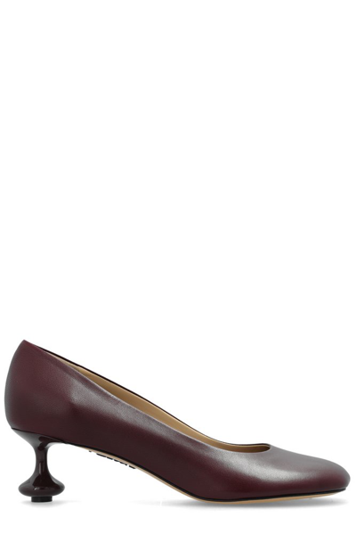 Shop Loewe Toy Stiletto Pumps In Red