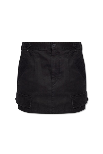 Shop Isabel Marant Lisabel Mini Skirt In Black