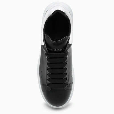 Shop Alexander Mcqueen Alexander Mc Queen Black/white Oversized Sneakers