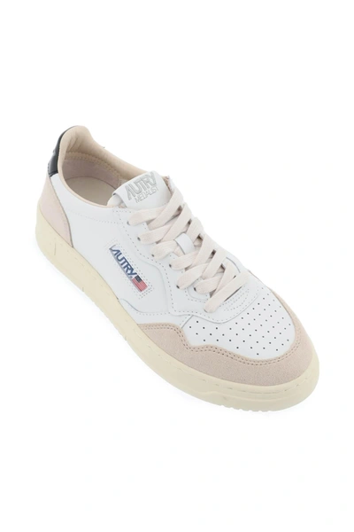 Shop Autry Leather Medalist Low Sneakers