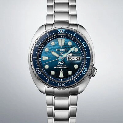 Pre-owned Seiko Prospex Sbdy125 Blue Padi Special Edition Automatic Men's Watch In Box