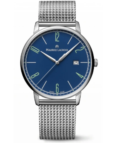 Pre-owned Maurice Lacroix Eliros Eliros 25th Men's Watch El1118-ss00e-420-c