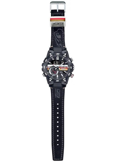 Pre-owned Casio Edifice Mugen Edition Watch Ecb-40mu-1ajr Bluetooth Sapphire Glass Bk