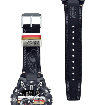 Pre-owned Casio Edifice Mugen Edition Watch Ecb-40mu-1ajr Bluetooth Sapphire Glass Bk