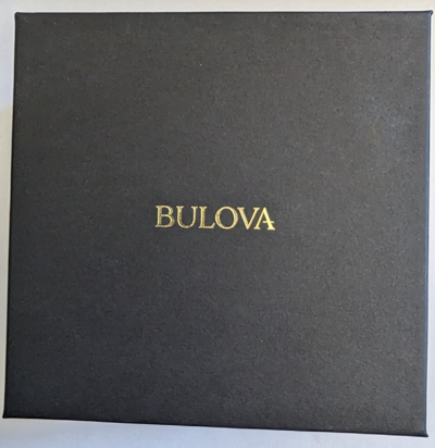 Pre-owned Bulova Marine Star Blue Dial Silver Tone Silicone Strap Men's Watch 96b287