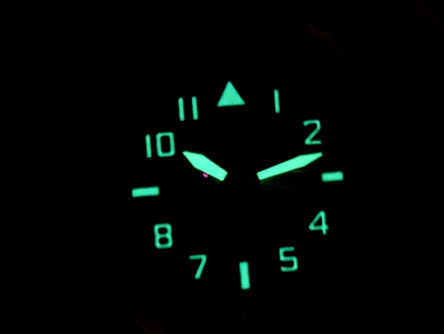 Pre-owned Citizen Eco-drive Super Titanium Bm8560-02x Sapphire Crystal Green Dial Watch