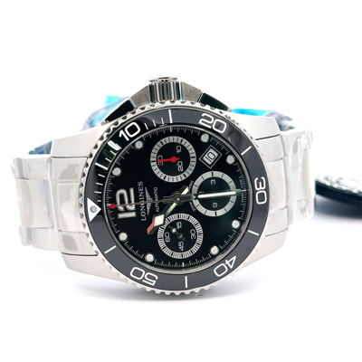 Pre-owned Longines Hydroconquest Automatic Chronograph 41mm Mens Watch L37834566