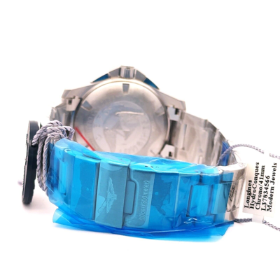 Pre-owned Longines Hydroconquest Automatic Chronograph 41mm Mens Watch L37834566