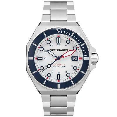 Pre-owned Spinnaker Dumas Automatic Regatta White Watch - Brand