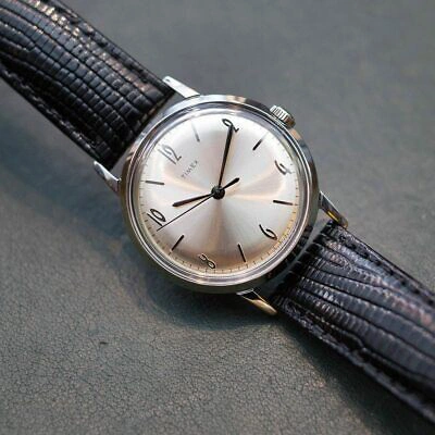 Pre-owned Timex Marlin 34mm Hand Wind 1960s Reissue Watch - Brand