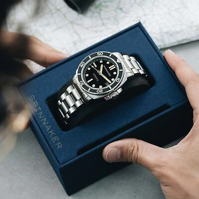 Pre-owned Spinnaker Hull Diver Automatic Deep Grey Watch - Brand