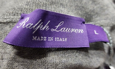 Pre-owned Ralph Lauren Purple Label Men Size L Cashmere Turtleneck Sweater, Gray $1095