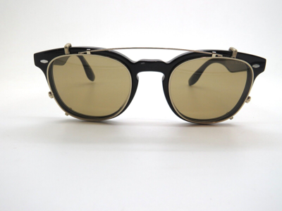 Pre-owned Oliver Peoples Brunello Cucinelli Jep Ov5485m 10052 Black Eyeglasses Clip-on In Yellow Olive