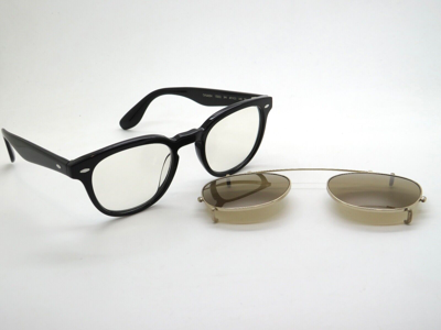 Pre-owned Oliver Peoples Brunello Cucinelli Jep Ov5485m 10052 Black Eyeglasses Clip-on In Yellow Olive