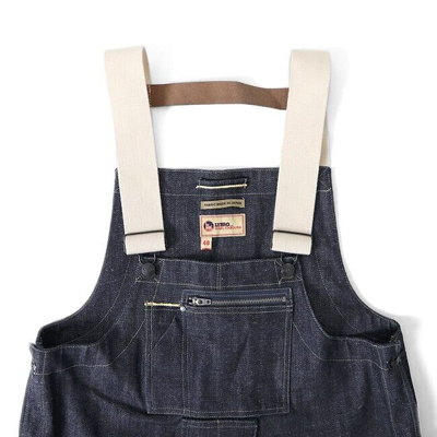 Pre-owned Nigel Cabourn [brand New]  Livero Japan Denim Naval Dungarees Overalls Size:44 In Blue