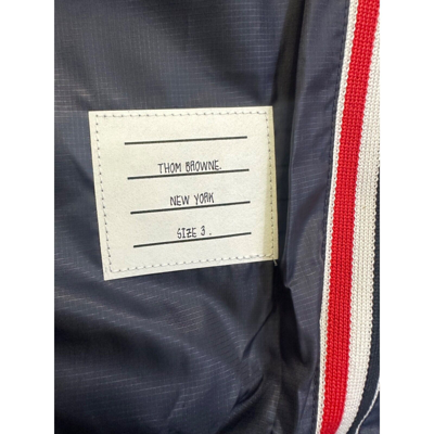 Pre-owned Thom Browne York Track Pants With Rwb Stripe In Blue