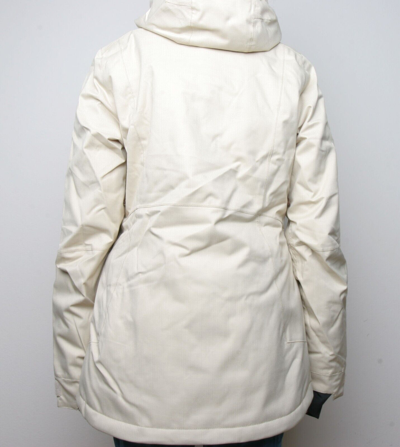 Pre-owned 686 Women Rumor Insulated Jacket (s) Putty Texture M2w307-puty In White