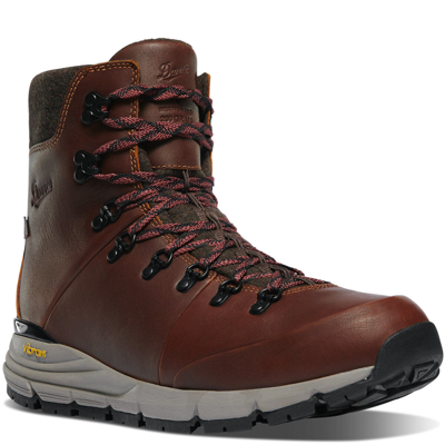 Pre-owned Danner ® Arctic 600 Side-zip Men's Roasted Pecan/fired Brick Hike Boots 67342 In Brown/red